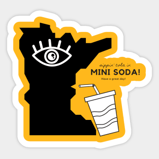 mini soda Sticker